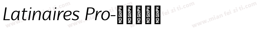 Latinaires Pro字体转换